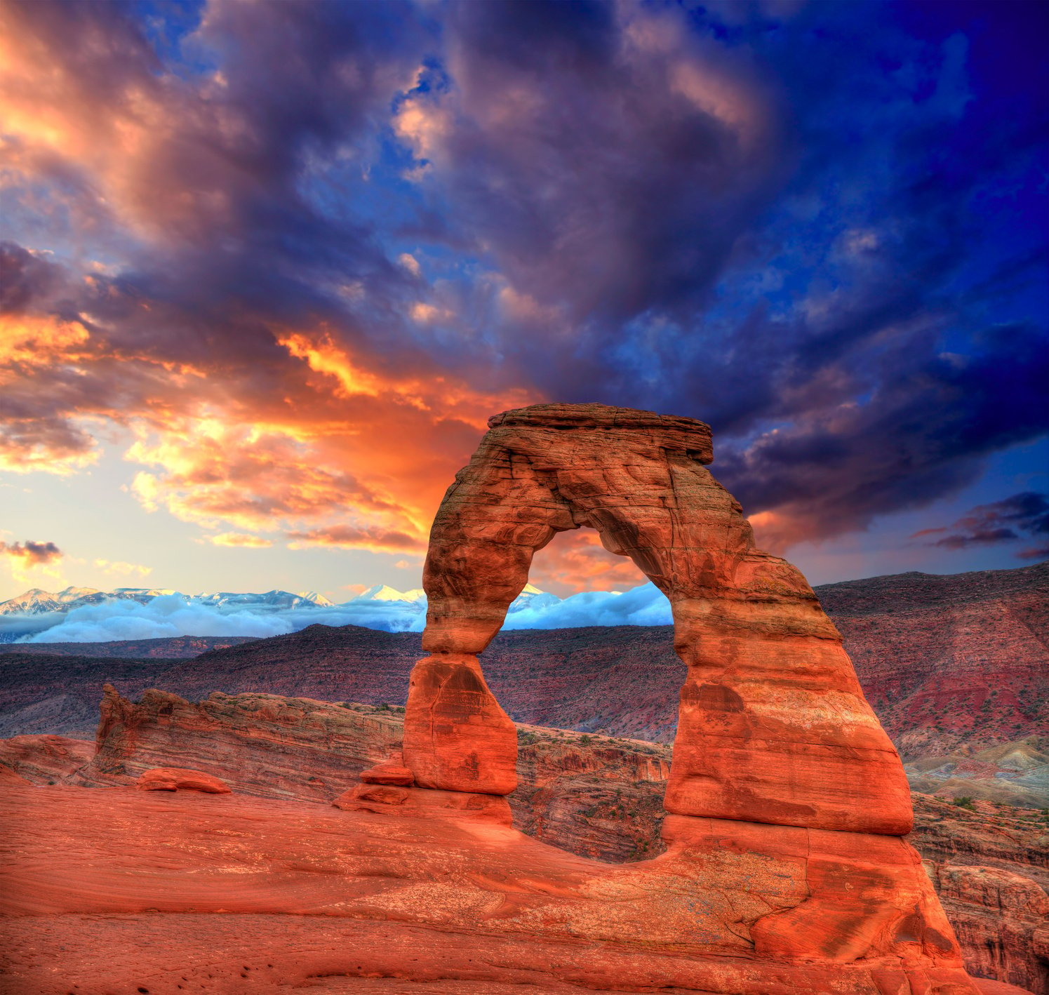 Delicate Arch in Arches National Park 